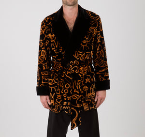 louis slater x young hanson black smoking jacket