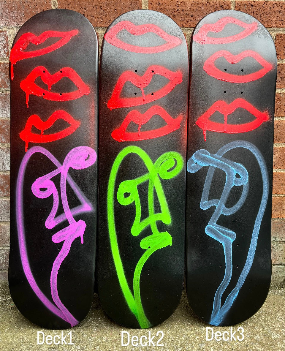 1/1 decks by Louis slater (sold individually size 8.5)