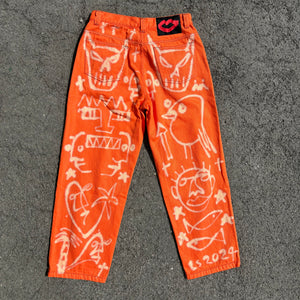 1/1 custom denim orange (multiple sizes)