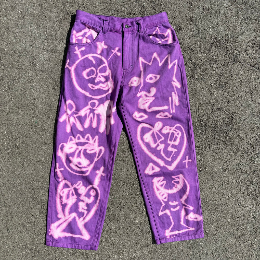 1/1 custom denim purple (multiple sizes)