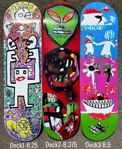 1/1 decks by Louis slater (sold individually)