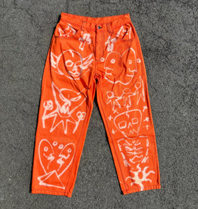 1/1 custom denim orange (multiple sizes)