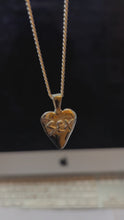 Load and play video in Gallery viewer, HEART STERLING SILVER CROSS N CHAIN
